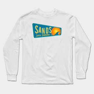 Sands, Santa Barbara, CA: California Surf Breaks Long Sleeve T-Shirt